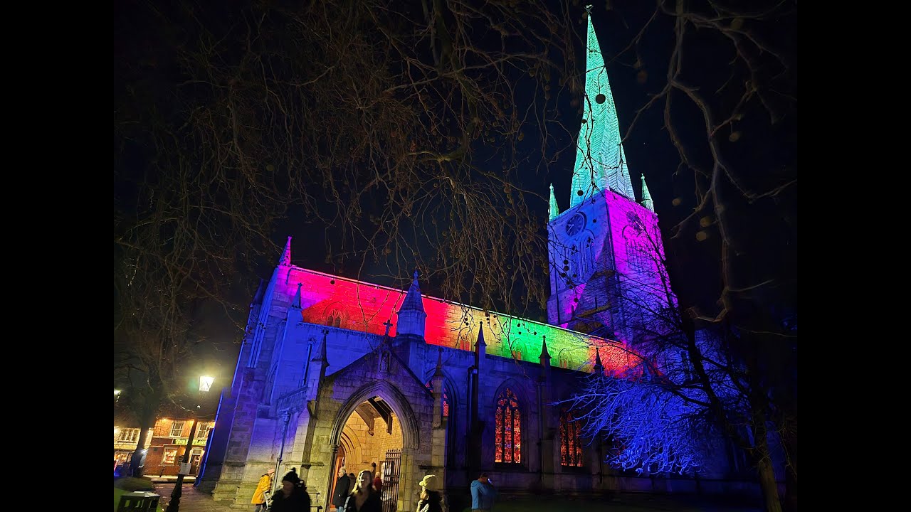 Crooked Spire light show