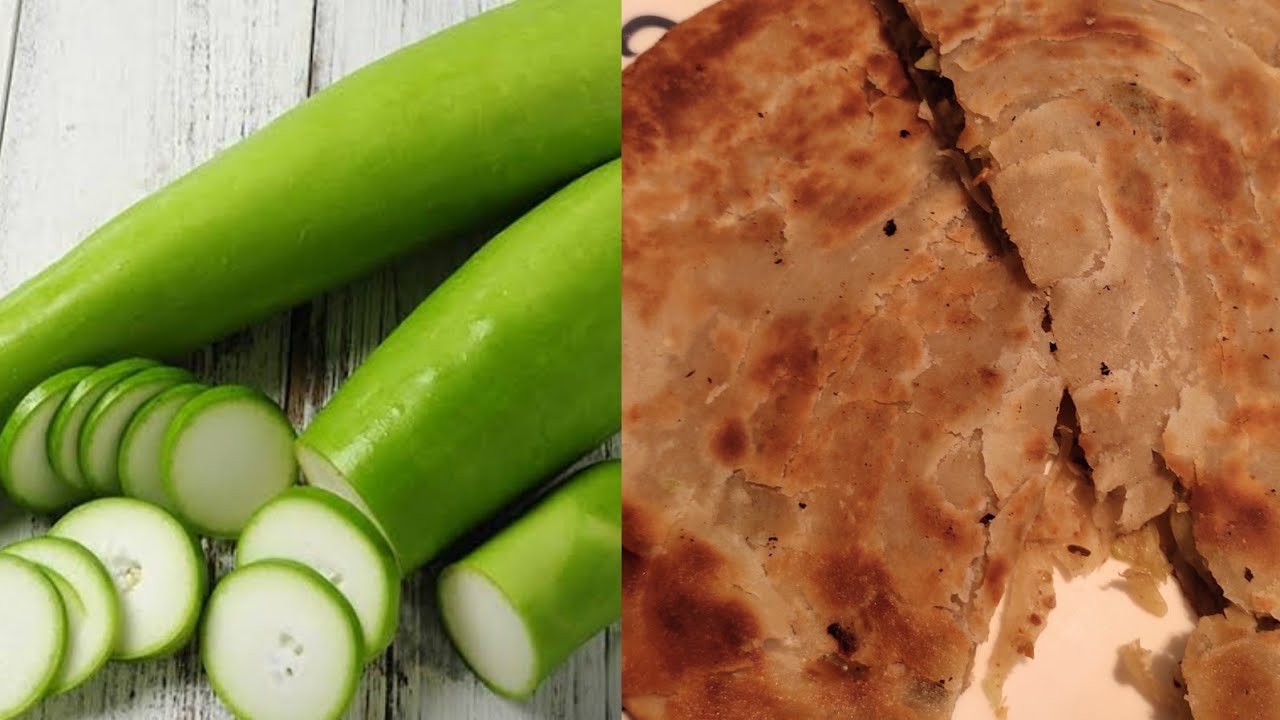 Stuffed lauki paratha | how to make bottle gourd paratha with cucumber raita @clwnausheen