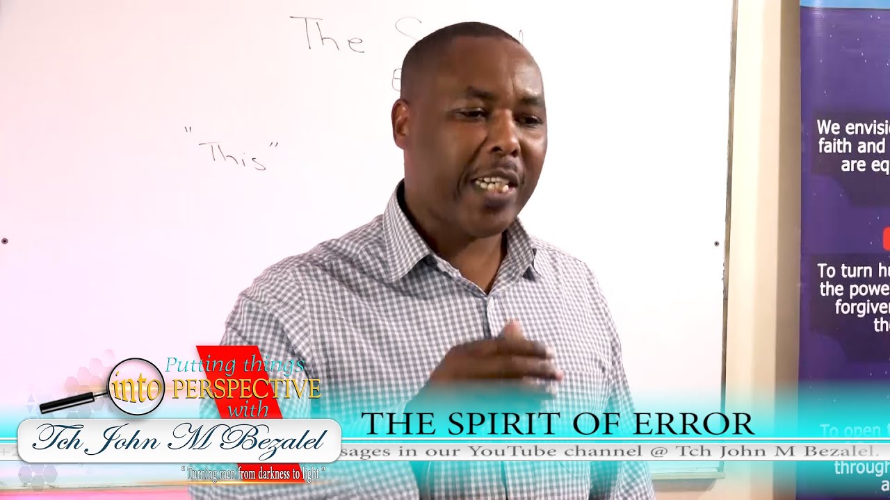 THE SPIRIT OF ERROR