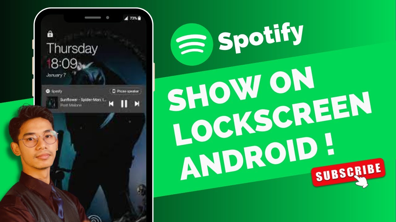 Как отобразить Spotify на экране блокировки Android!