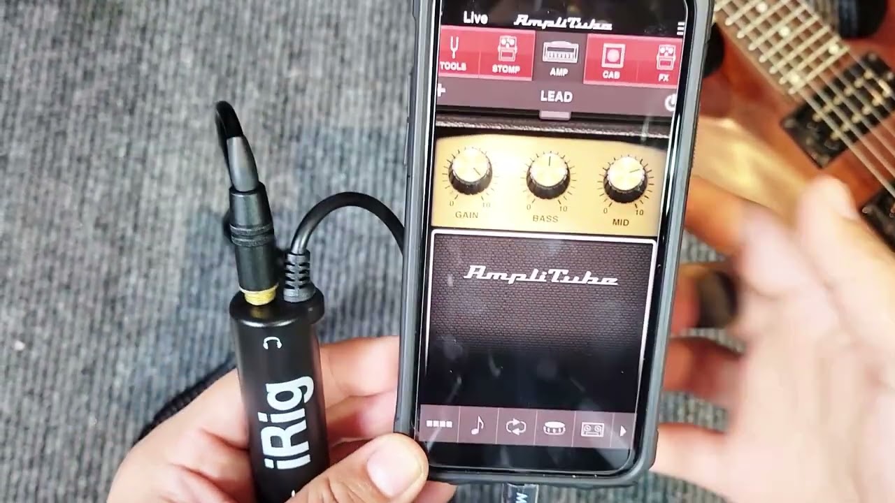 Как подключить iRig для гитары к iPhone