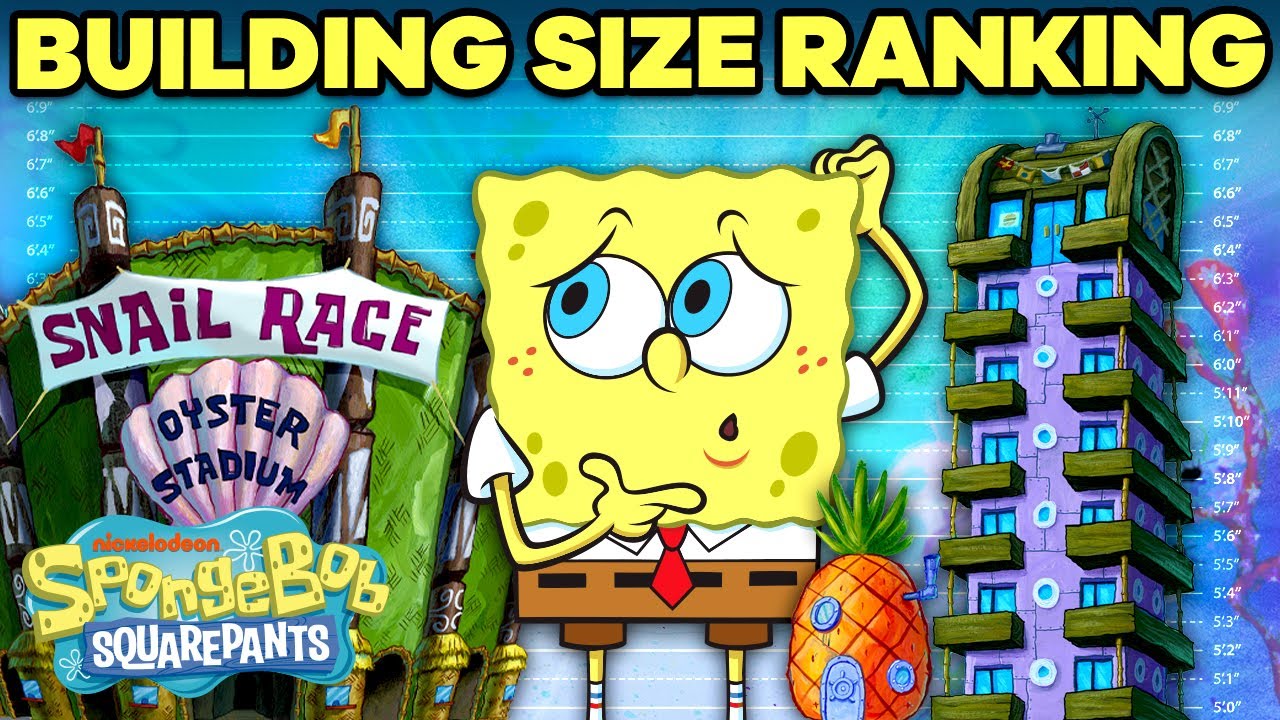 How Tall is Bikini Bottom? 🏬😱 Every Building Ranked by Size!  | SpongeBob