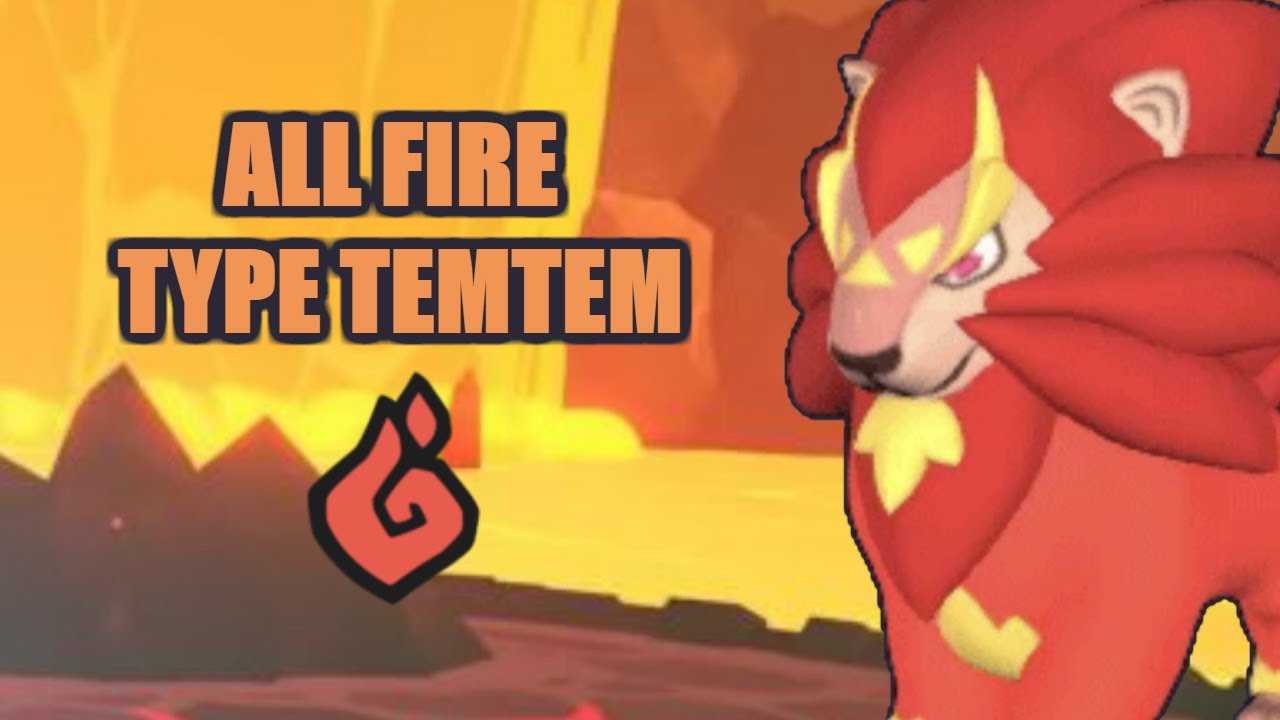Every Fire Type Temtem Explained