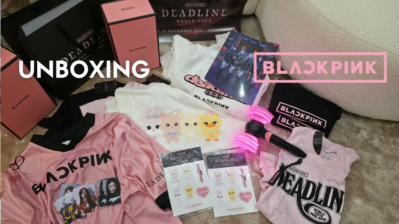 Временный магазин Blackpink в Сингапуре в честь мирового турне Deadline! Эксклюзивная продукция и...
