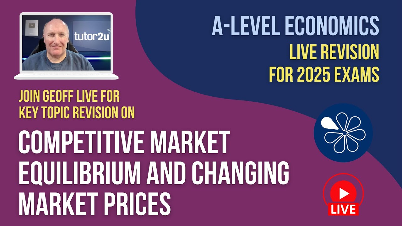Competitive Market Equilibrium & Changing Market Prices | A-Level Economics Live Revision 2025