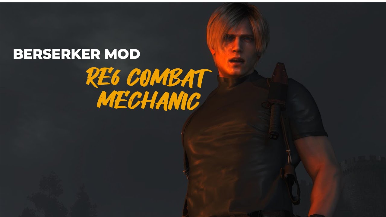 Lore Accurate Leon with RE6 Combat Mechanics in Resident Evil 4 - Berserker Mod
