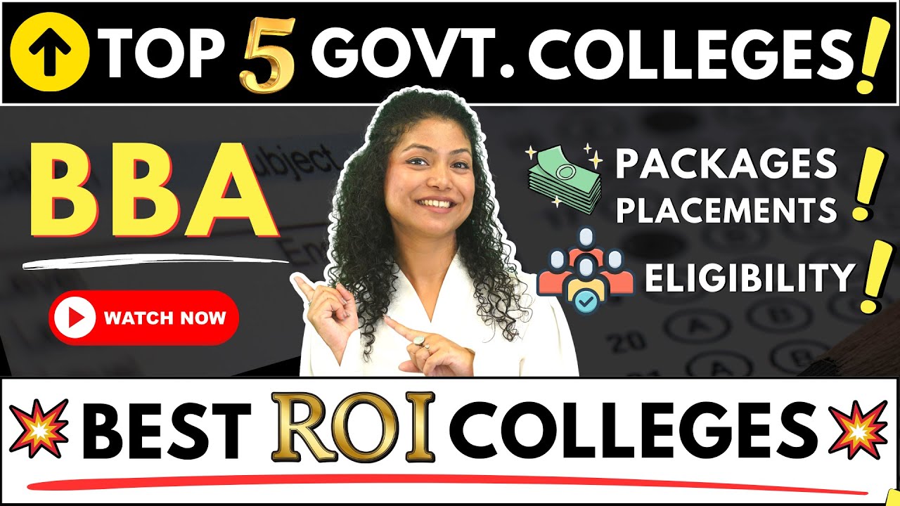 💥BBA Top 5 Government Colleges, Top Placements, Best ROI! BBA 2024! #bba #BBA2024 #viral