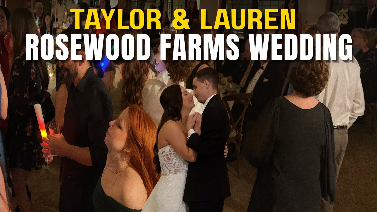 Taylor & Lauren Wedding at Rosewood Farms with PPE DJ John Pitone