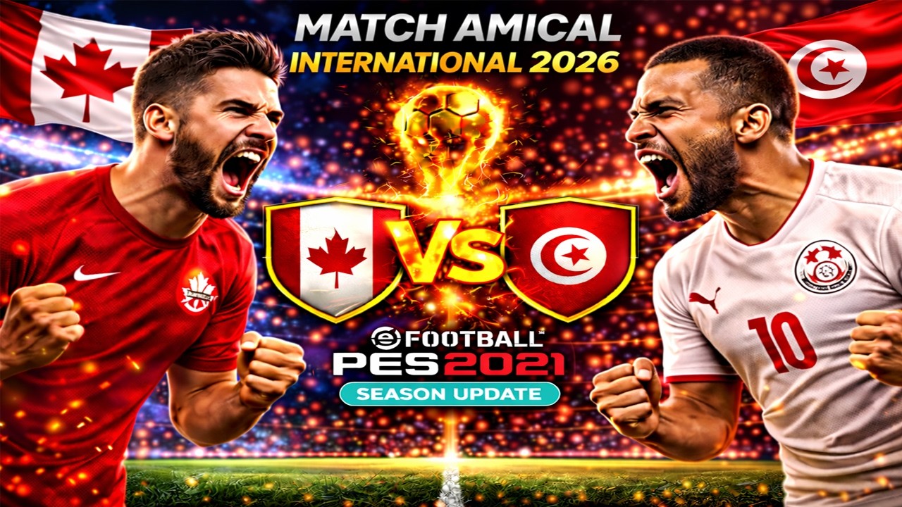 Canada contre Tunisie EN DIRECT | Match Amical International 2026 | Match EN DIRECT Aujourd'hui!