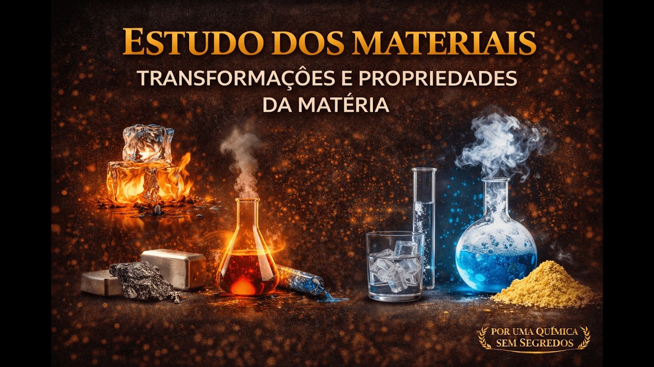 Estudo dos Materiais – Transformações e Propriedades da Matéria | Química para ENEM e Vestibulares