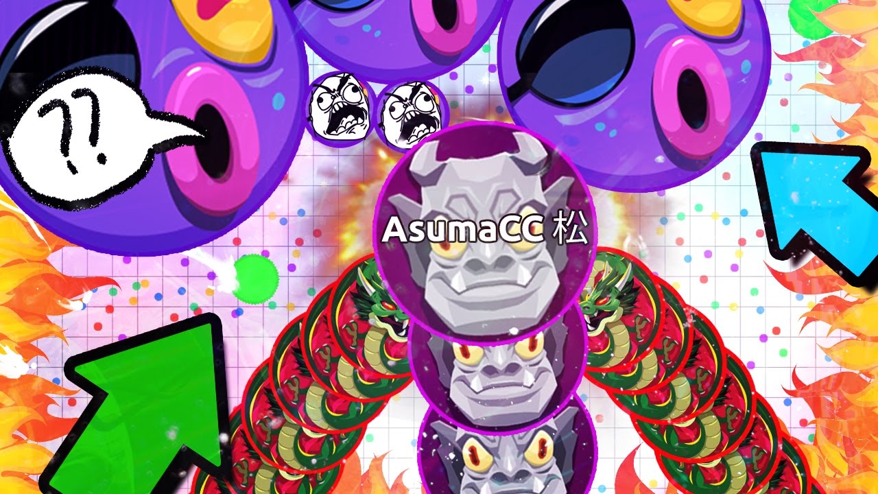 BIGGEST AGARIO CANNONSPLIT IN HISTORY?! 4x AUTOSPLIT UNCUT GAMEPLAY (Agar.io)