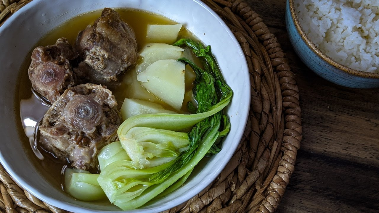 Filipino Style Oxtail Lauya- Nana and Mom’s Recipe- Simple Yet Flavorful-  Pinoy Comfort Soup