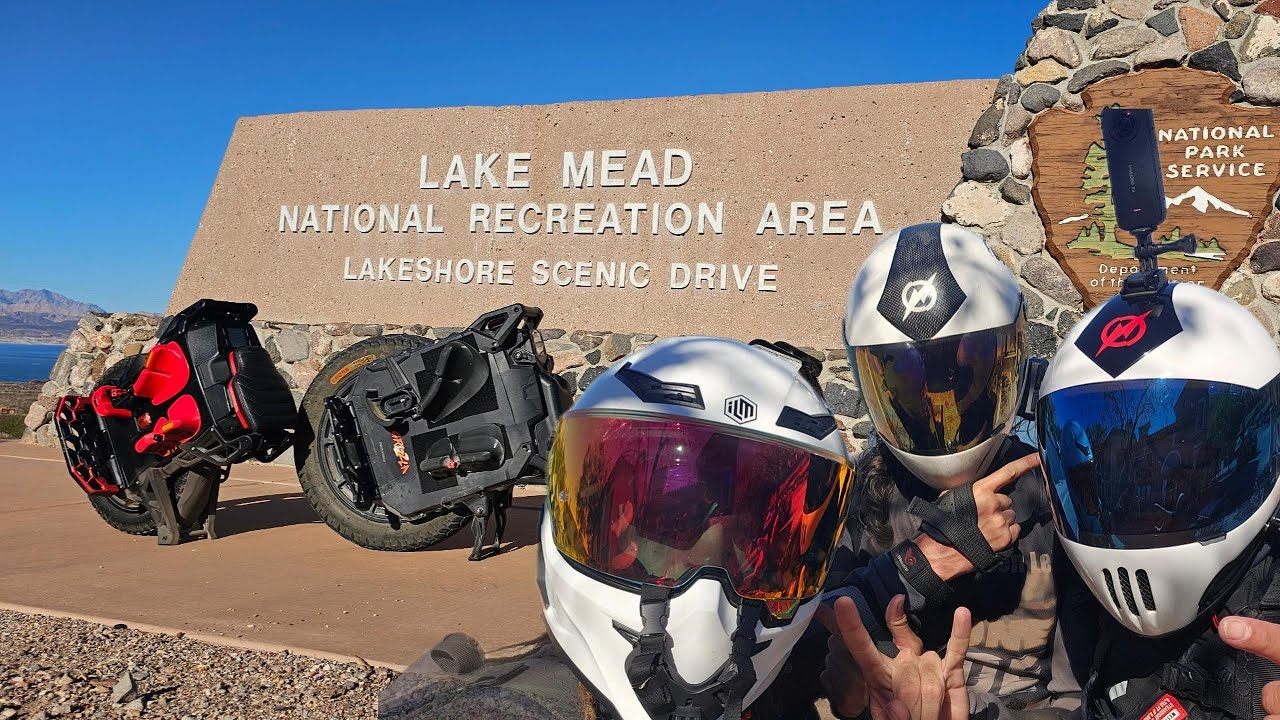 Cruzando el desierto de Las Vegas en monociclo eléctrico ⚡️ | De Wetlands a Lake Mead