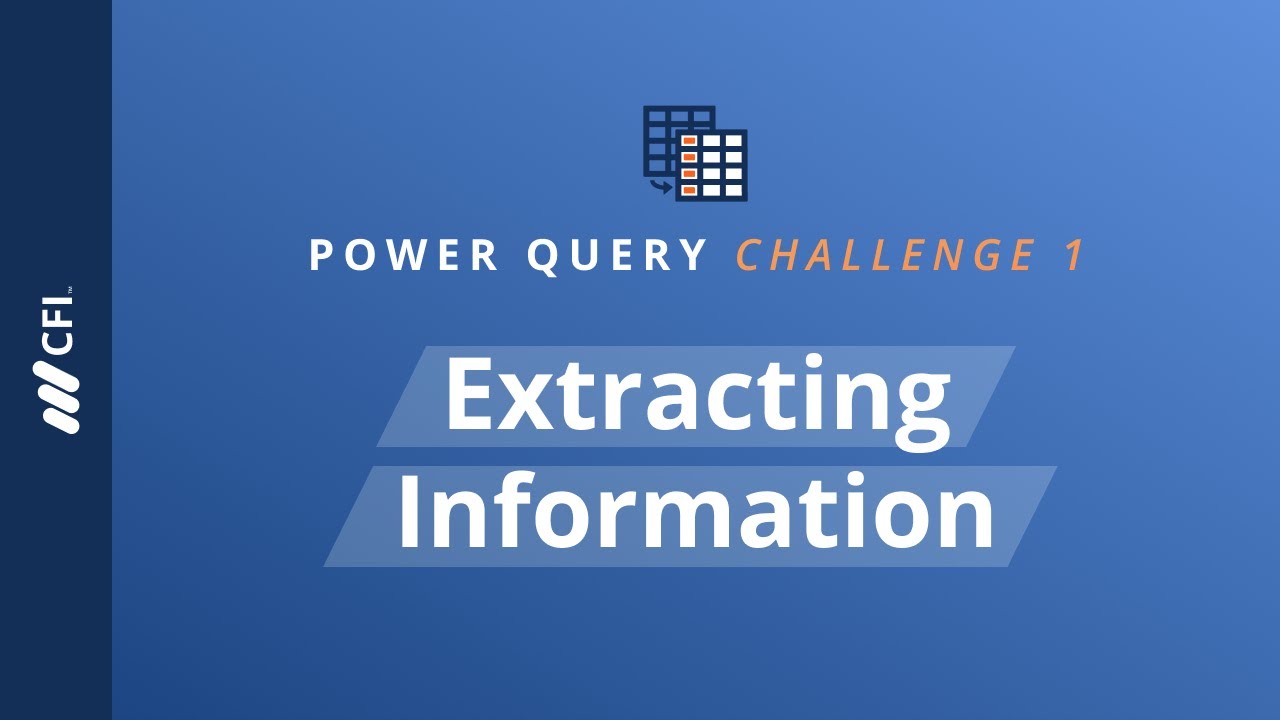 Power Query Challenge 2 - Extracting Information