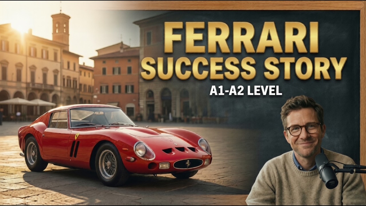 Learn English with Ferrari's Sucess Story || Graded Reader || Improve Your English Fluency ✅️