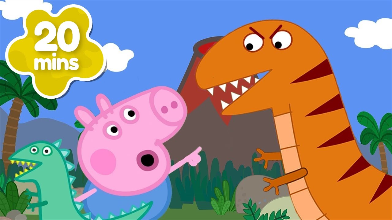 George Travels Back in Time 🛗 George Sees a REAL Dinosaur! 🦖 Peppa Pig Full Episodes | 20 Minutes