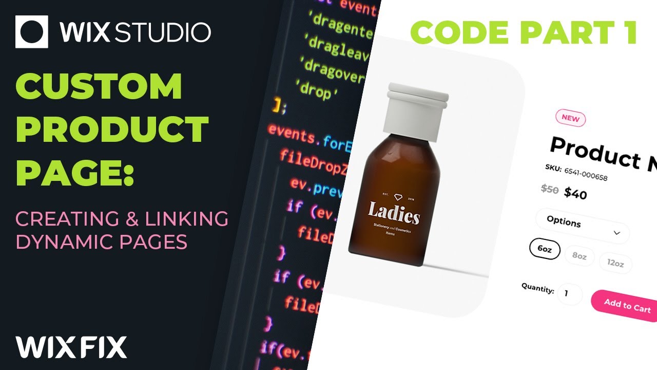 Custom Product Pages (Part 2: Creating and Linking to Dynamic Pages) | Wix Fix