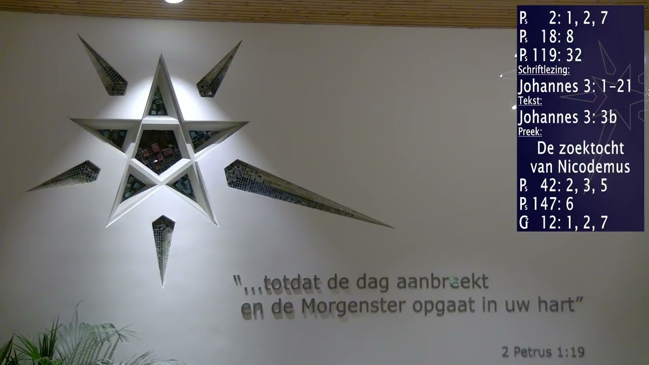 Kerkdienst hervormd Zoetermeer Ds G. Van Zanden januari 2026 