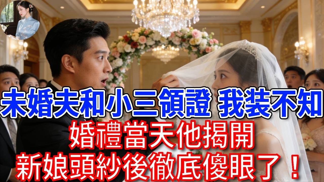 總裁未婚夫偷偷和小三領證，卻對外稱和我是夫妻，我假裝不知，婚禮當天他揭開新娘頭紗後，徹底傻眼了！#為人處世#生活經驗#情感故事#故事#小說#戀愛#情感#婚姻
