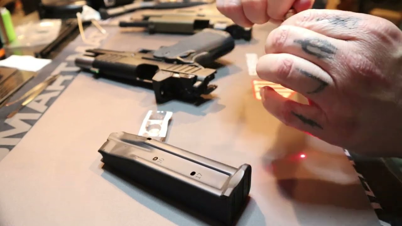 BORESIGHTING with 9mm laser