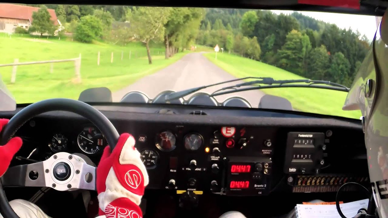 Inboard Lancia Stratos Austrian Rallye Legends 2014 WP 4 Oberweng 2