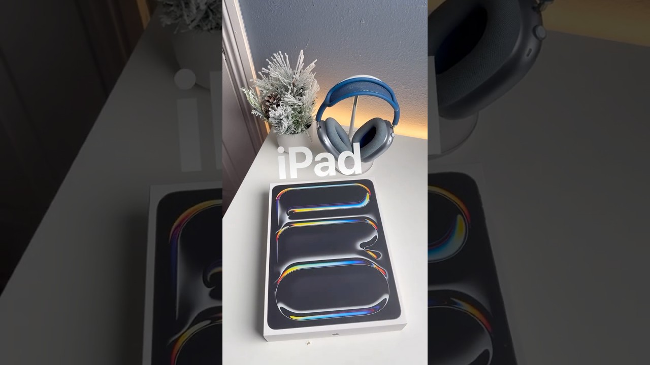 M4 iPad Pro UNBOXING (Space Black) 🔥