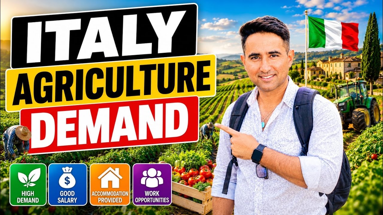 Italy Seasonal Work 2026 | Agriculture Salary | Adeeljameelglobal 