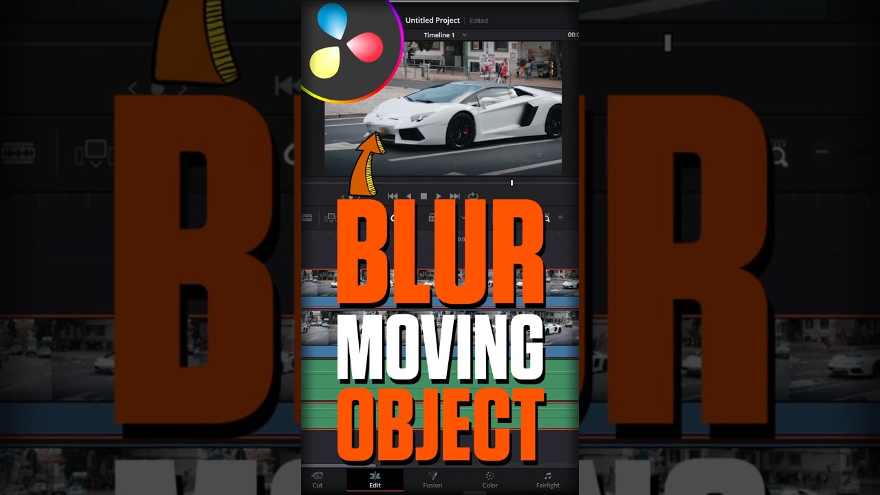 How To Blur A Moving Object In DaVinci Resolve