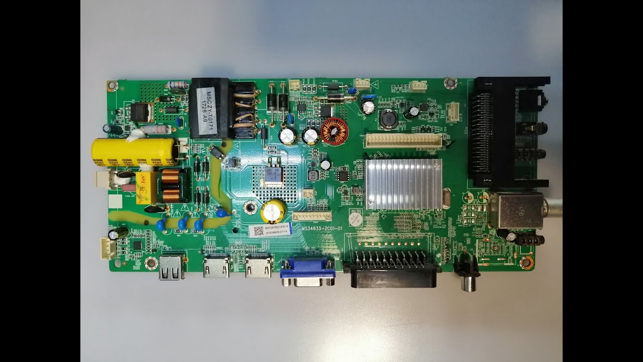 Проверка (Check) tv. KIVI 32HK20G PT320AT01-3 MS34633-ZC01-01 LED32D05-ZC23AG-01 16_GH11MB7S4LV0.2
