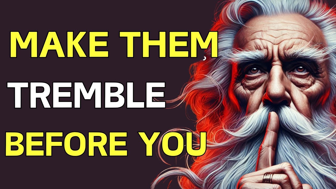 MAKE THOSE WHO DESPISE YOU TREMBLE WITH THESE 9 SILENT ACTIONS (STOICISM)
