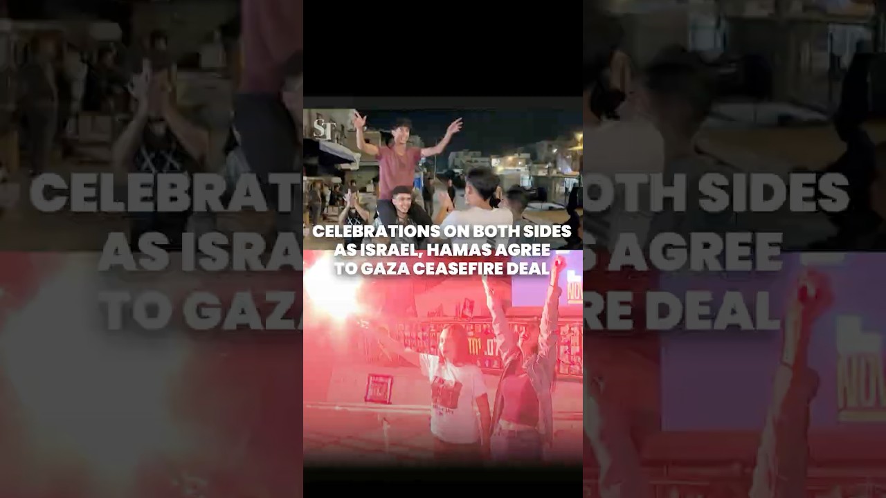 People in Gaza, Israel rejoice after ceasefire deal announcement