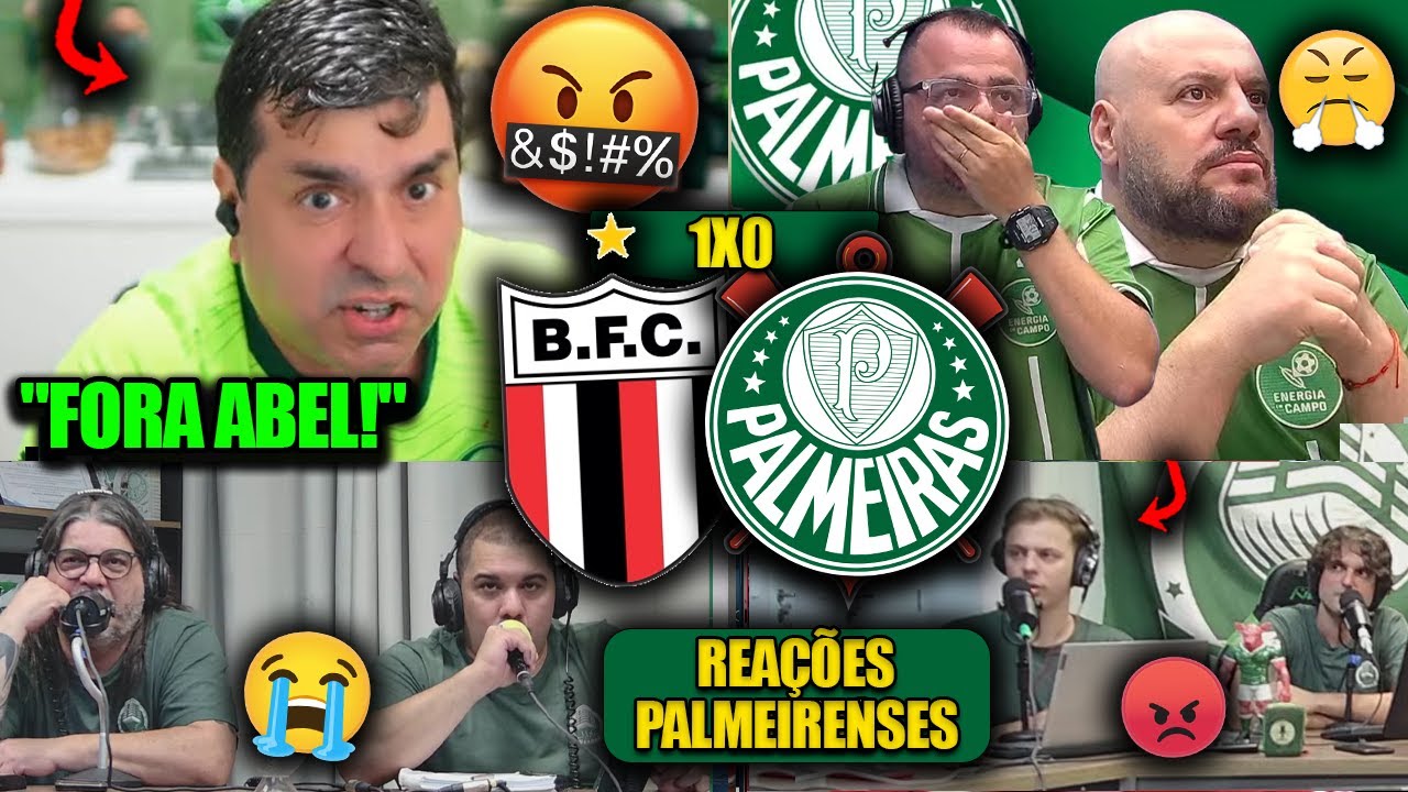 REAÇÕES dos PALMEIRENSES - BOTAFOGO-SP 1X0 PALMEIRAS - PAULISTÃO 2026 - REACT VAMOS RIR DO PORCO!
