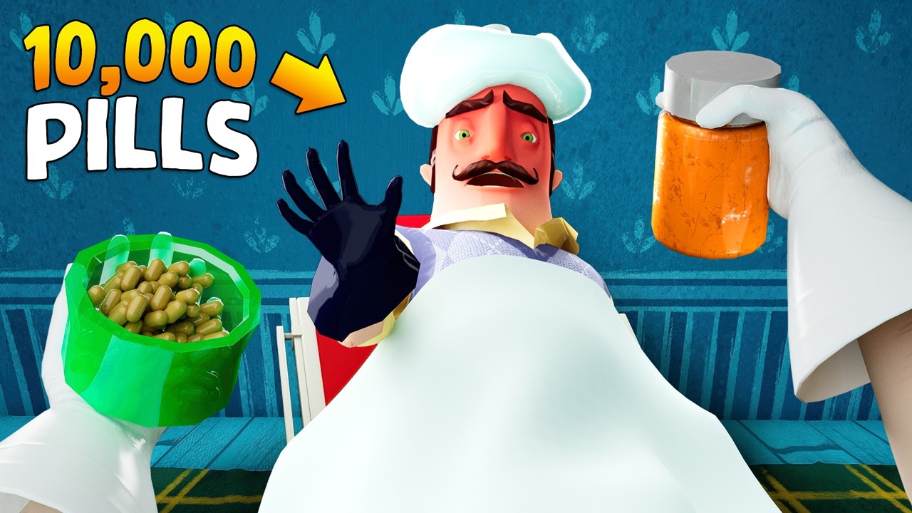 МОД &laquo;СОСЕД БОЛЬНОЙ&raquo;!!! | Геймплей Hello Neighbor (Моды)