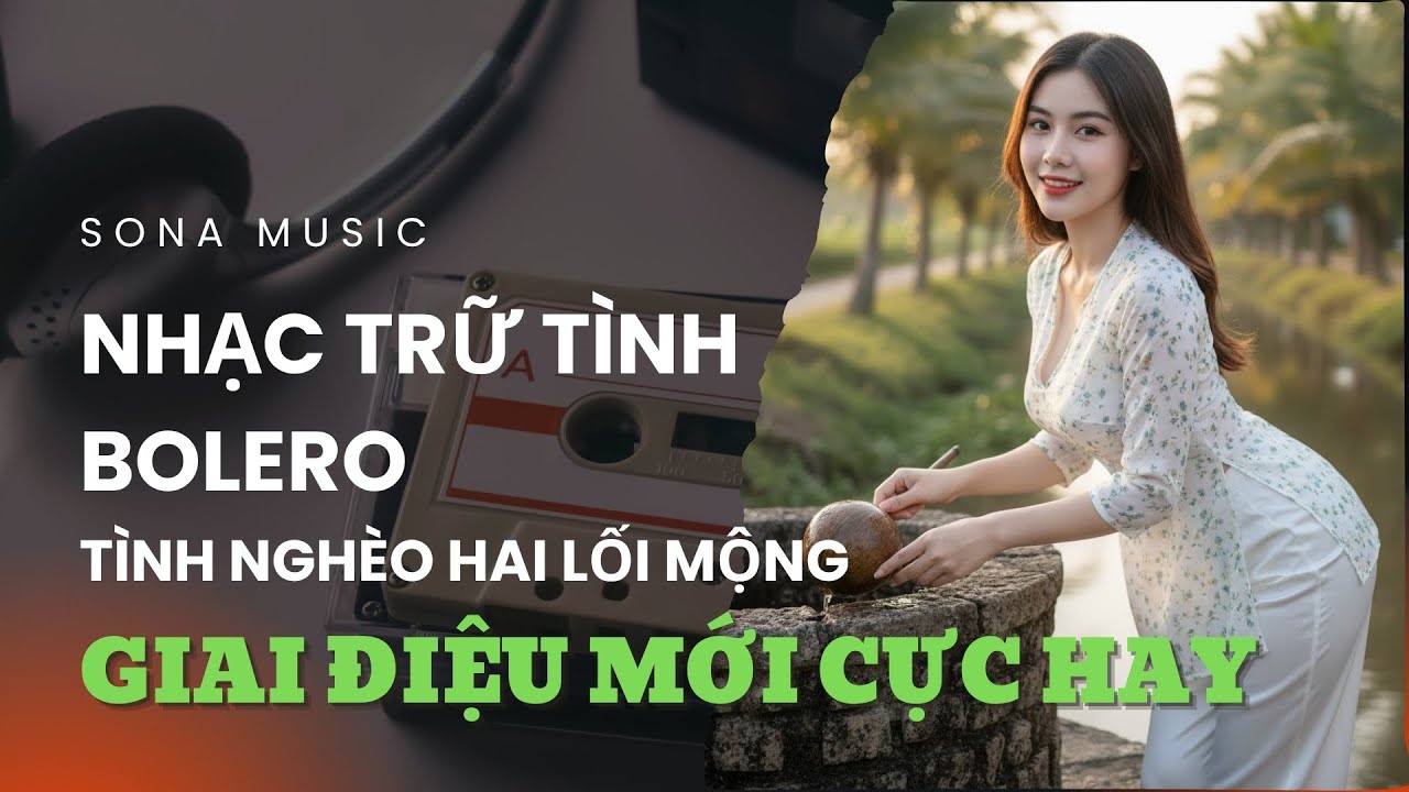 Nhạc Trữ Tình Bolero - Tình Nghèo Hai Lối Mộng | Giọng Nam Trầm Ấm | SONA Music
