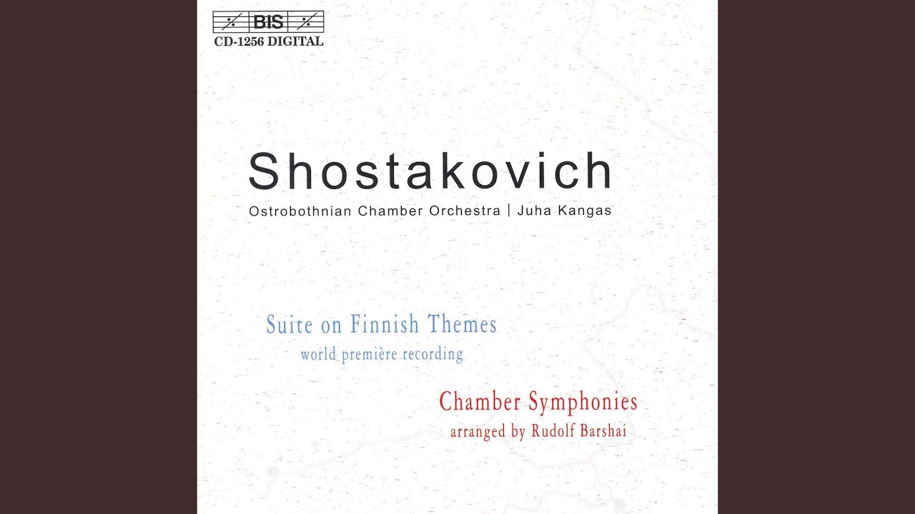 Chamber Symphony, Op. 110b: III. Allegretto (Orch. R. Barshai)