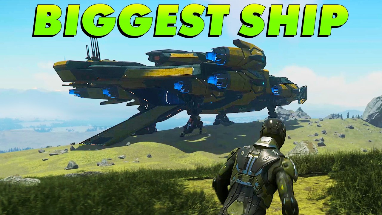 Star Citizen's Biggest Flyable Ship Is HUGE!