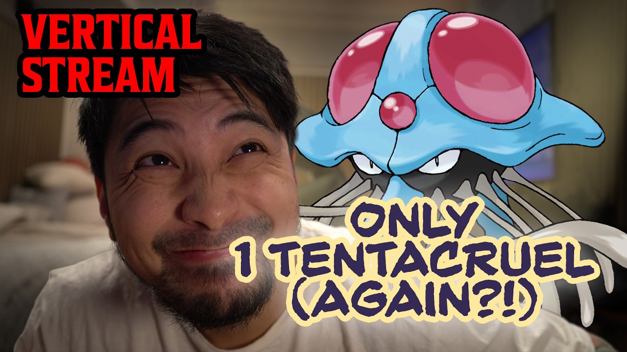 ANOTHER TENTACRUEL RUN [2249+ ATTEMPTS] - Beating Kaizo IronMON (again) - VERTICAL STREAM