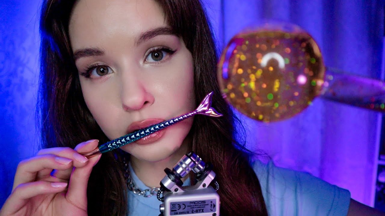 ASMR Visual Triggers & Mouth Sounds Гипно Массаж криосферы и Звуки рта чтоб уснуть. For sleep