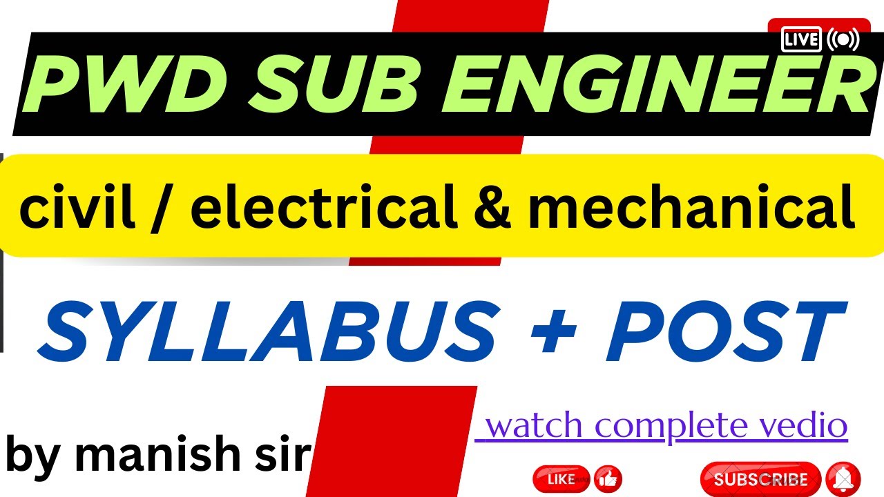 | cg pwd sub engineer syllabus | cg vyapam pwd recruitment | pwd sub engg online form | pwd sub engg