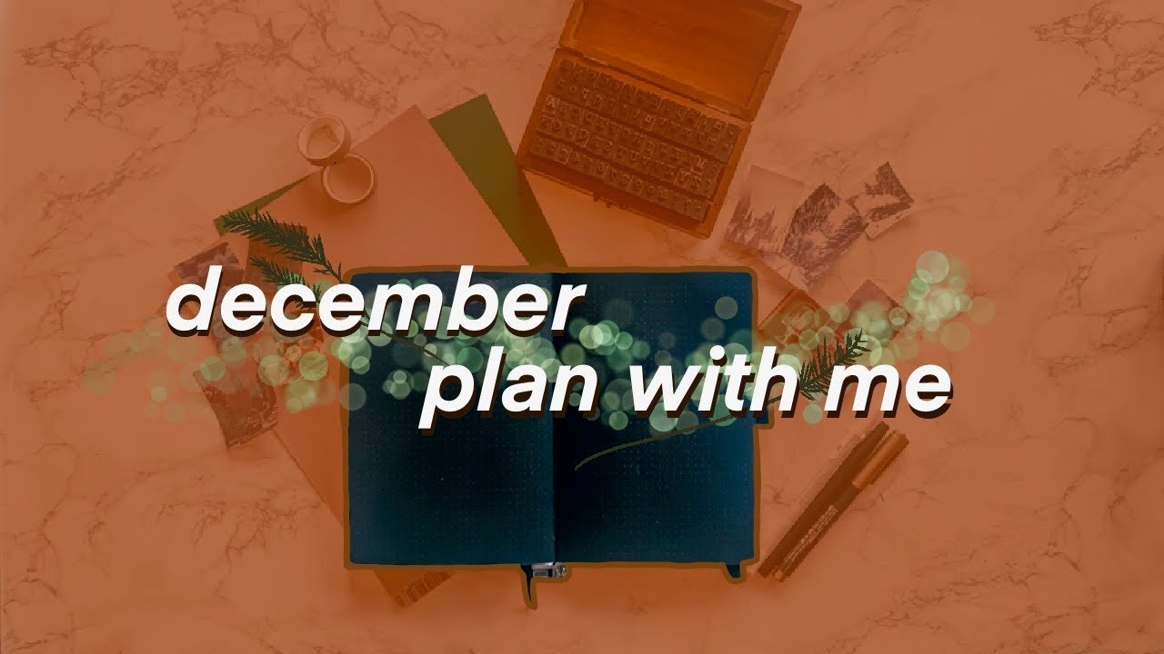 december plan with me | reading bullet journal