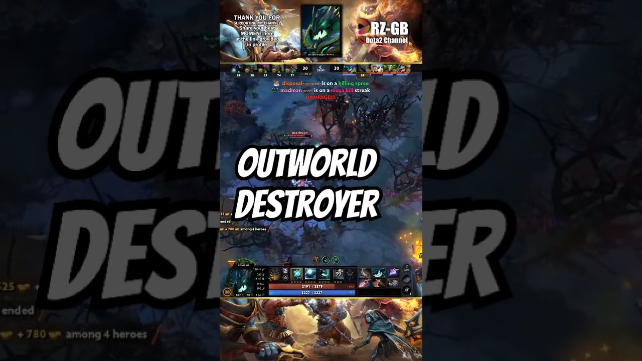 Dota2 rampage | Outworld Destroyer