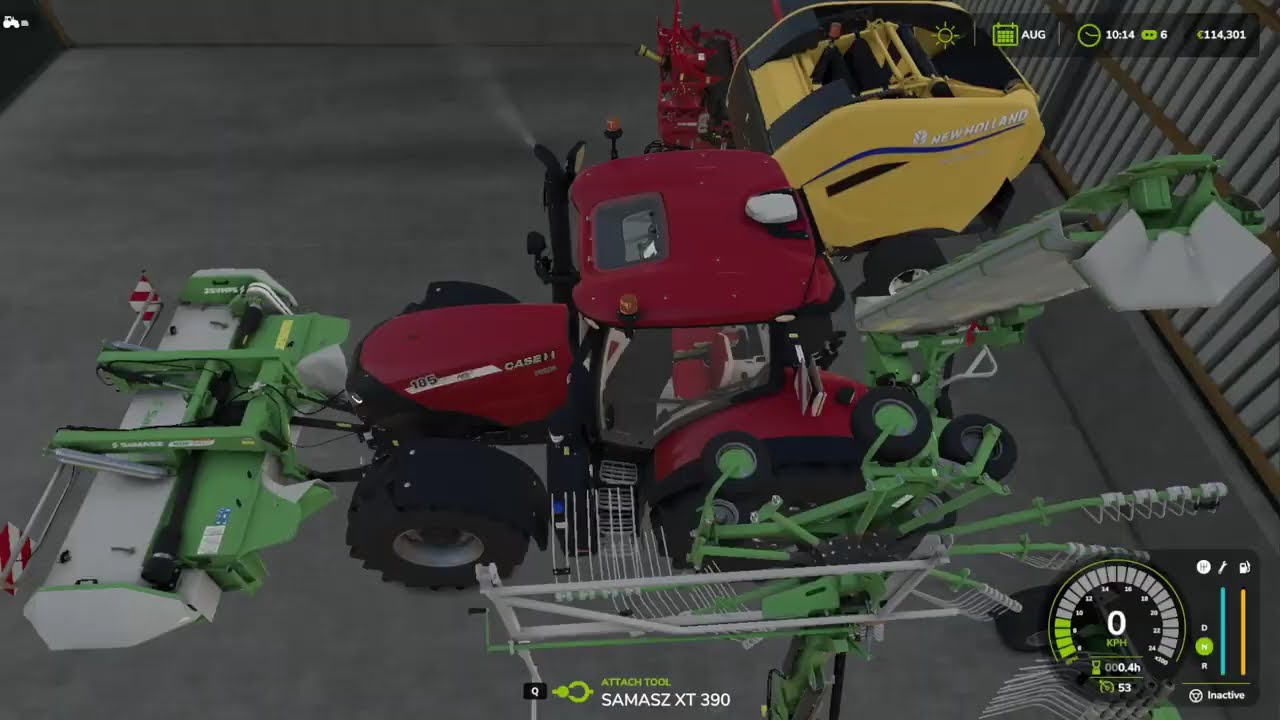 FS25 Timelapse Diepholz #1 Harvesting and mowing grass