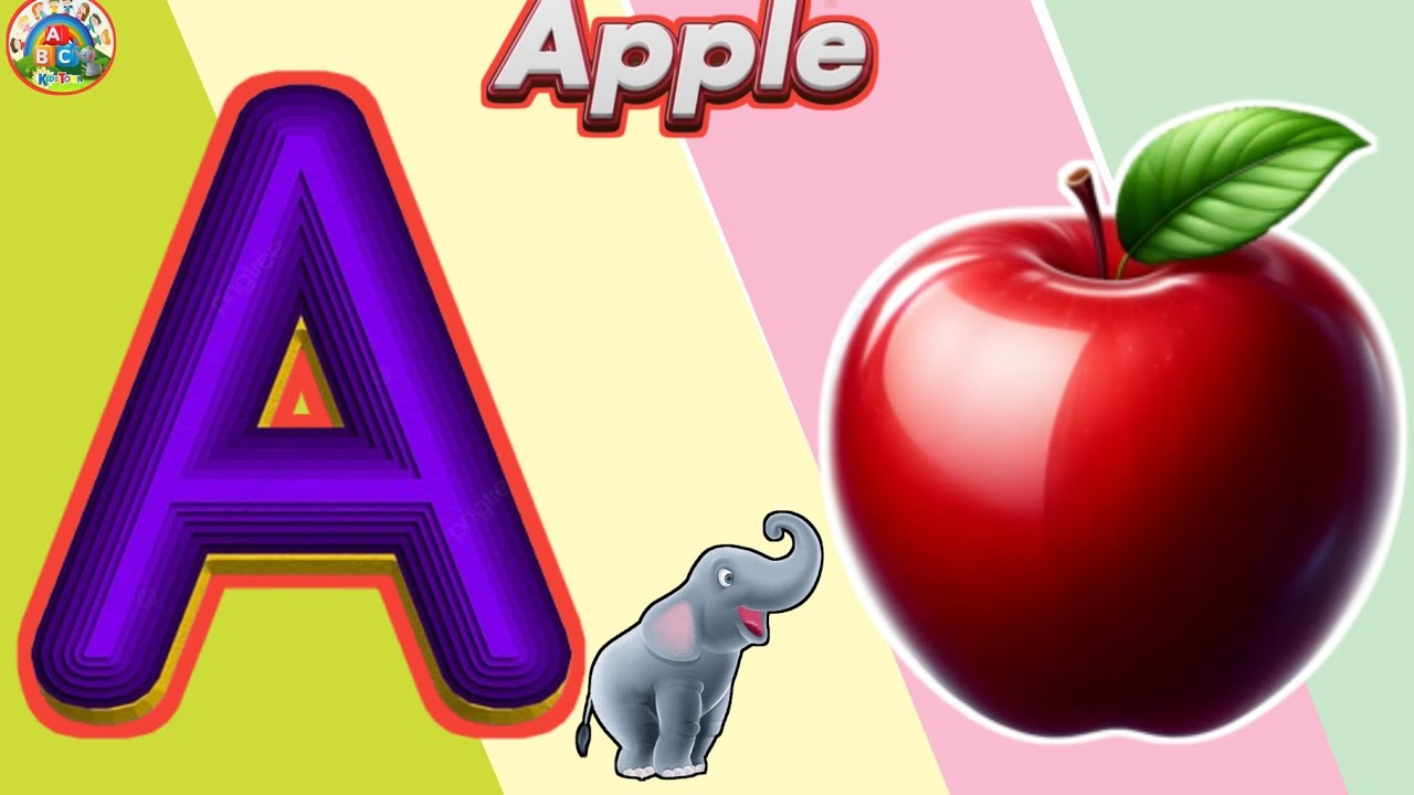 Kid's video/Nursery rhymes with kids/A For Apple/Sing a song ABC/Toddler tone abc 
