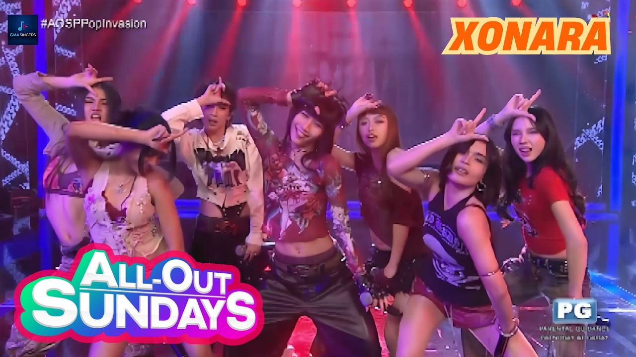 1Z&rsquo;s newest girl group Xonara performs &ldquo;Tabi&rdquo; in 'All-Out Sundays'! | All-Out Sundays