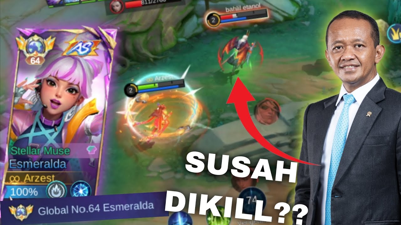 SOLO RANK HARDGAME!! TOP GLOBAL ESMERALDA NABRAK BAHLIL ETANOL DI RANKED!! 