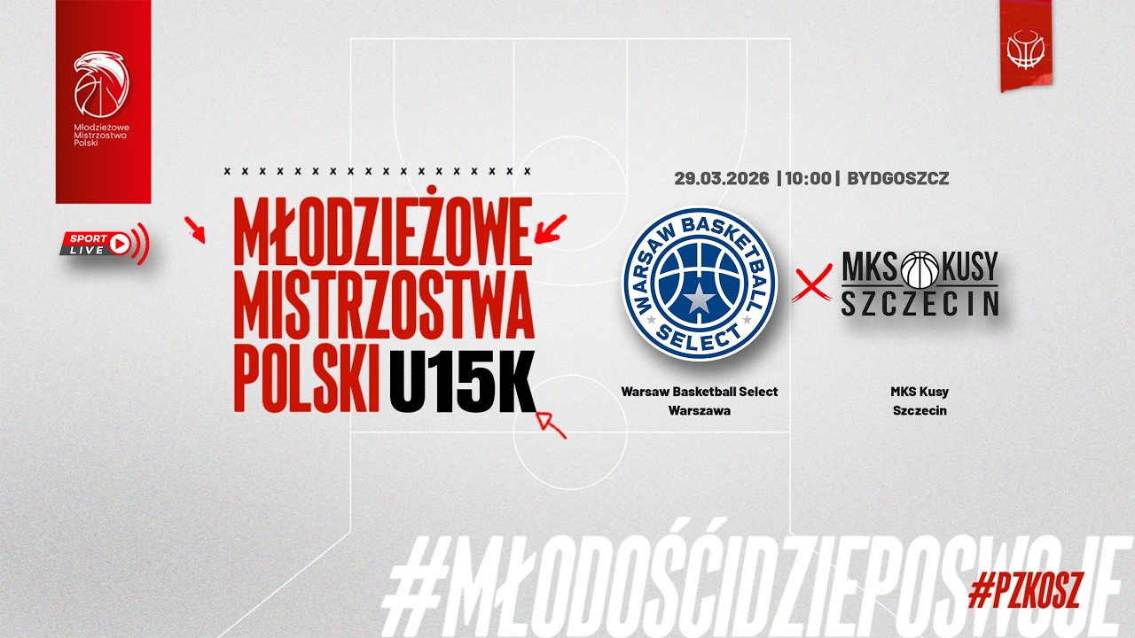 Warsaw Basketball Select Warszawa - MKS Kusy Szczecin (1/4 MMP U15K)