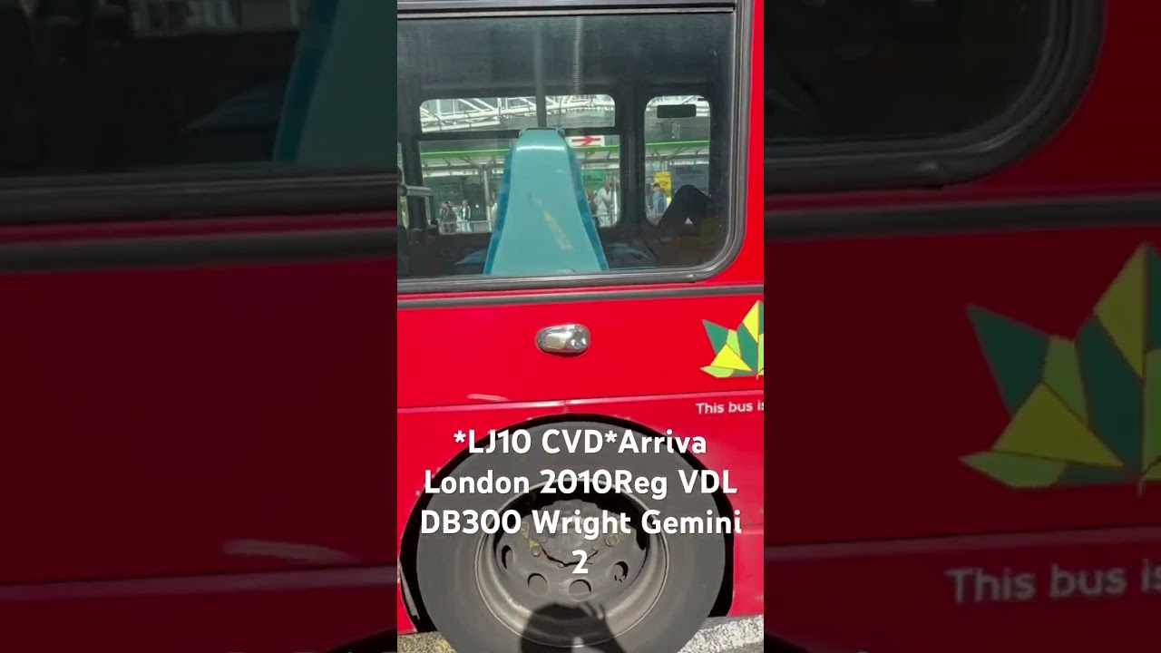 *LJ10 CVD*Arriva London 2010Reg VDL DB300 Wright Gemini 2