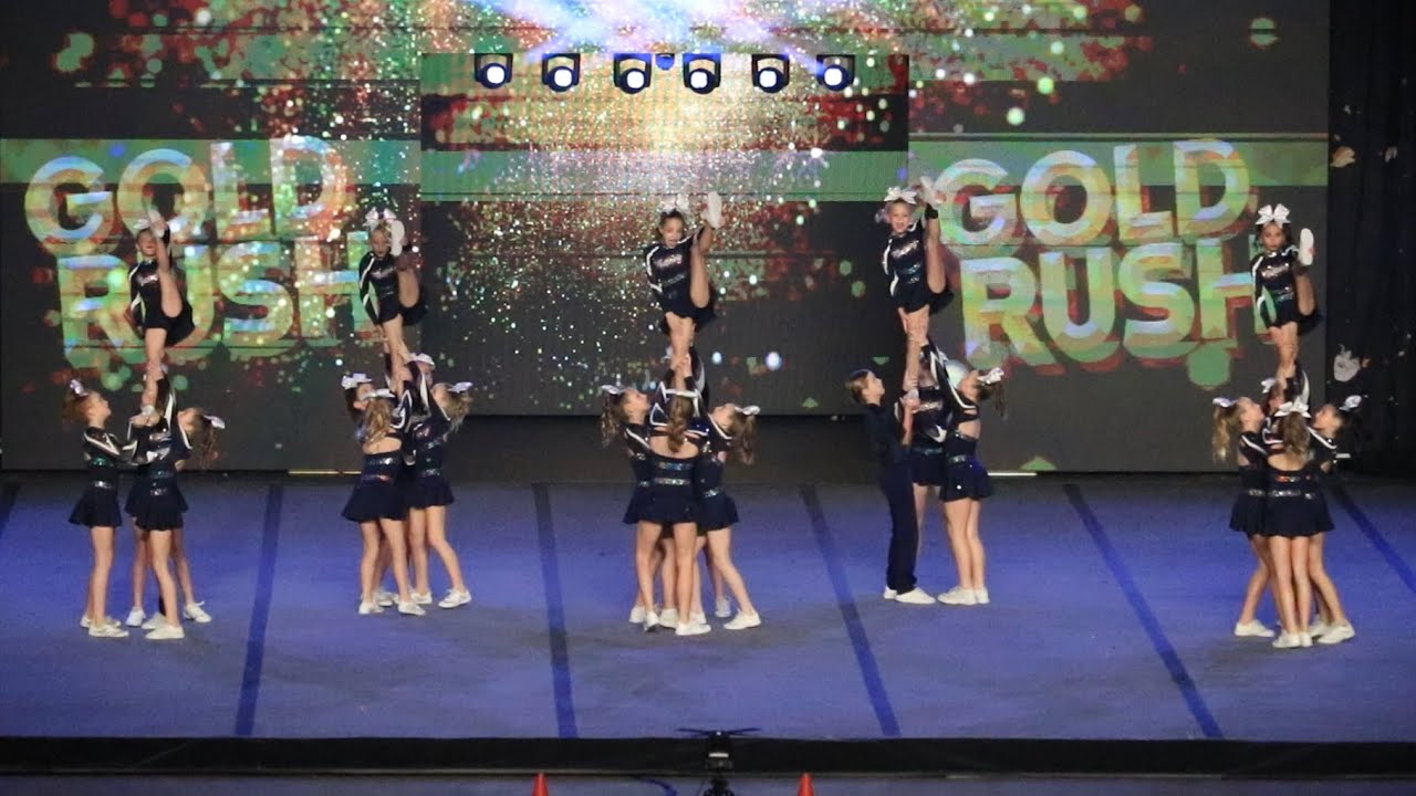Mustang Cheer Mavericks Gold Rush 2022 Day 1