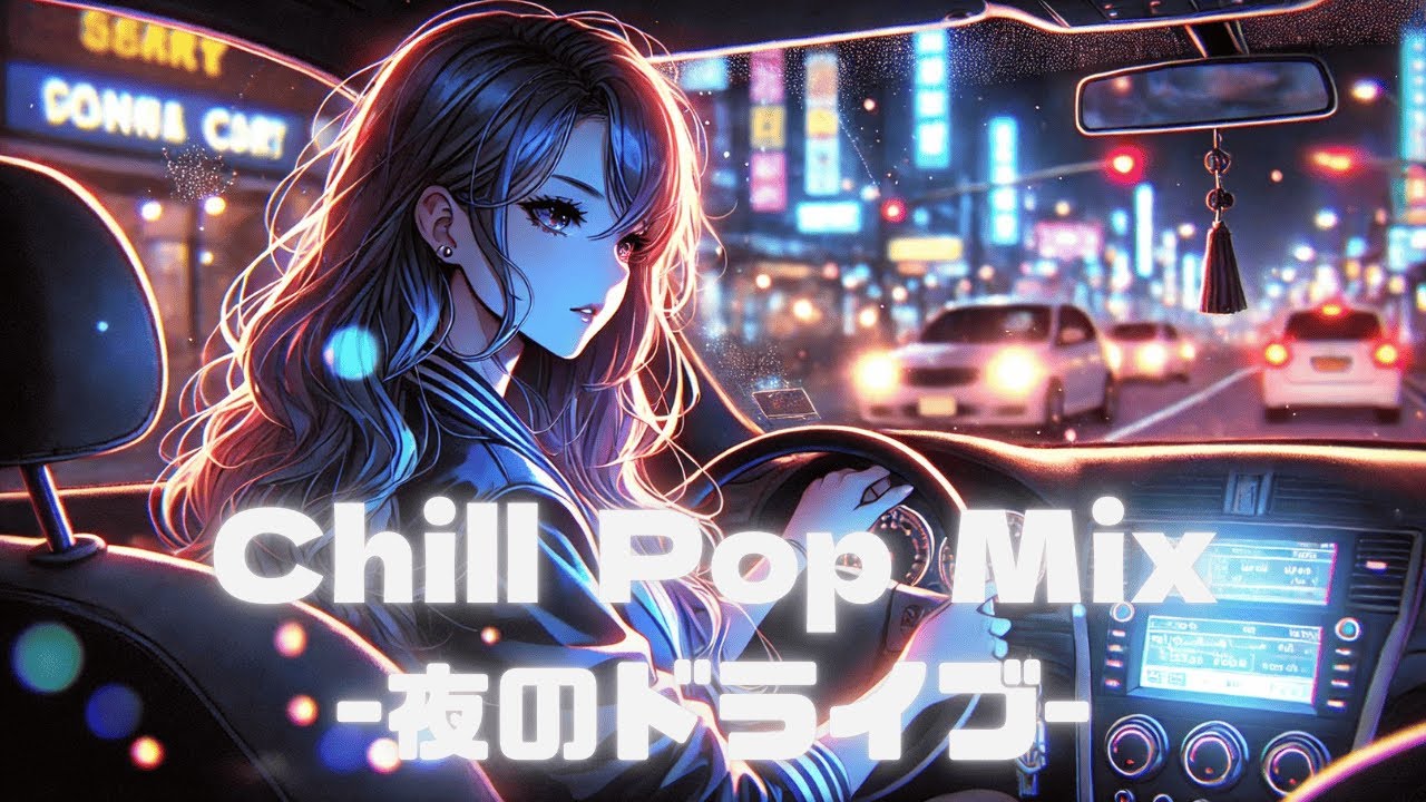 【Lo-fi City Chii Pop】ドライブ中に流したい最高のチルいplaylist🚗Playlists to listen to on a late night drive