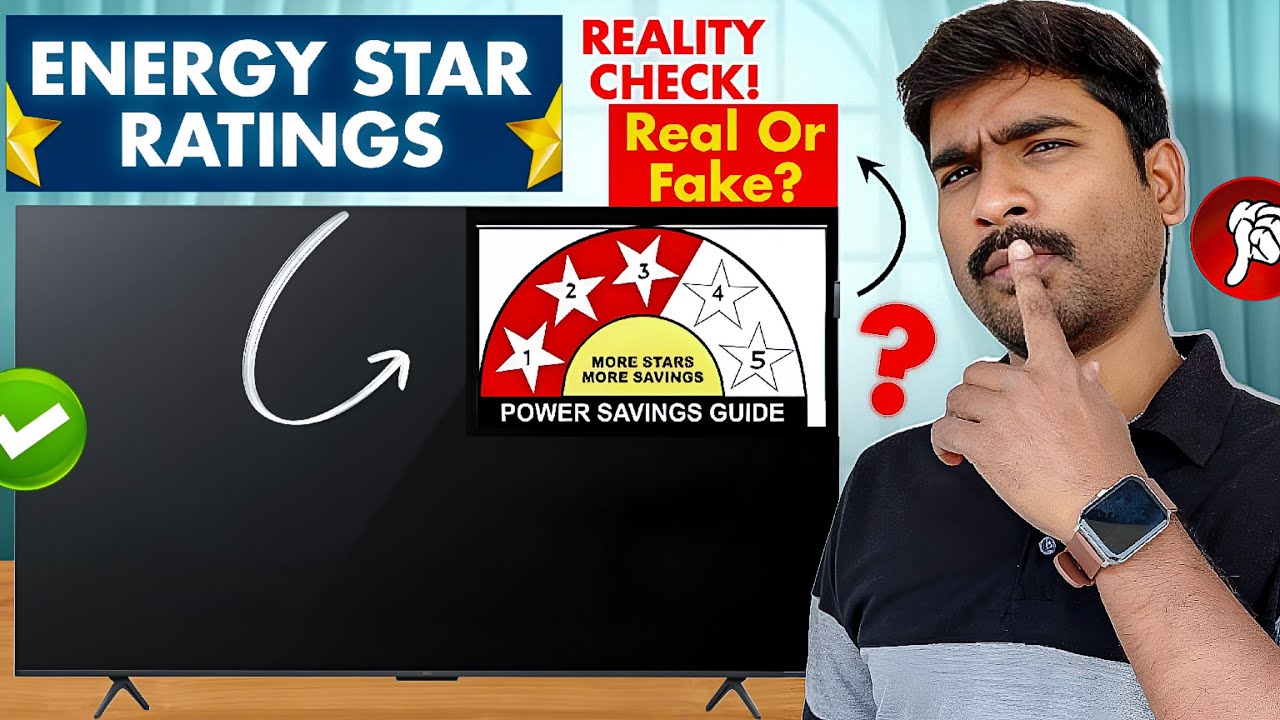 TV Energy Star Ratings: Real or Fake? Full Power Bill Comparison (1★ to 5★ TVs)! || Ever Green Video